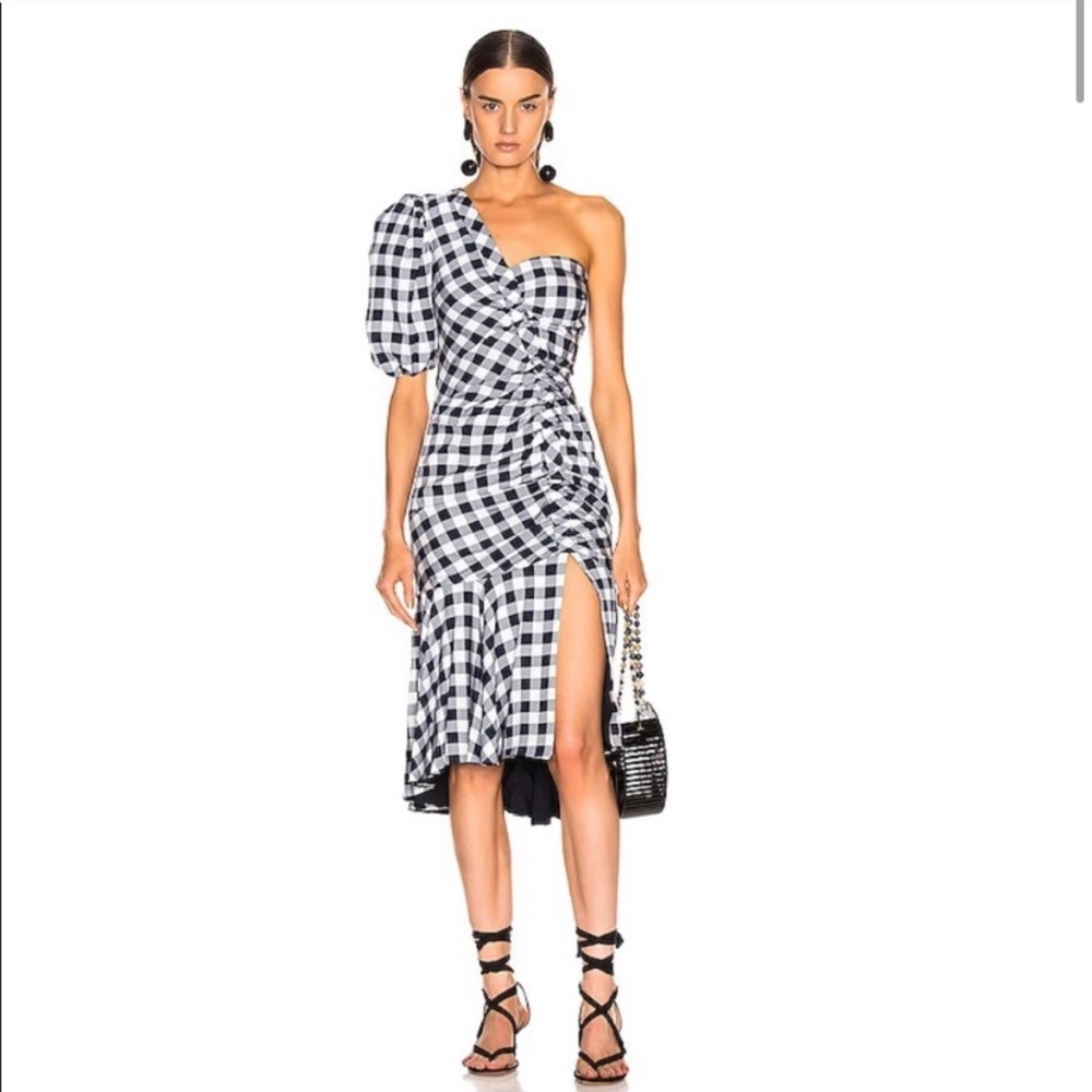 Jonathan Simkhai Lux Twill One Sleeve Dress